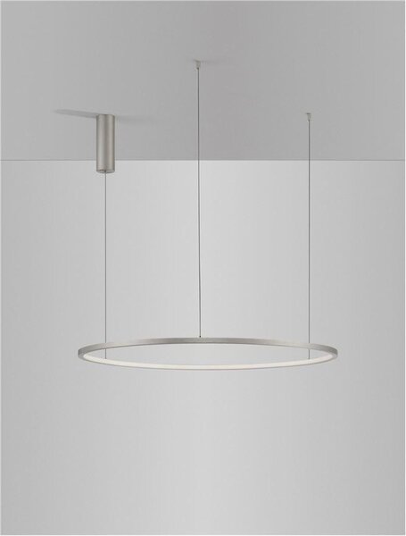 Nova Luce Závěsné LED svítidlo TARQUIN, 48W 3000K stmívatelné Barva: Černá