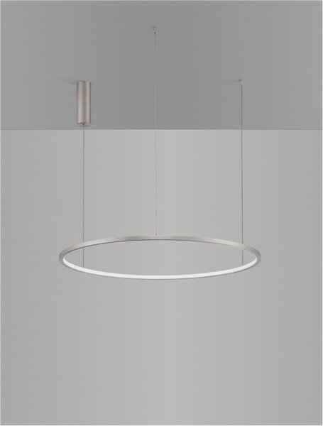 Nova Luce Závěsné LED svítidlo TARQUIN, 48W 3000K stmívatelné Barva: Černá
