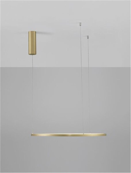 Nova Luce Závěsné LED svítidlo TARQUIN, 36W 3000K stmívatelné Barva: Stříbrná