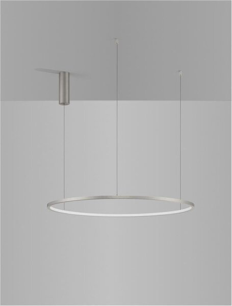 Nova Luce Závěsné LED svítidlo TARQUIN, 48W 3000K stmívatelné Barva: Černá