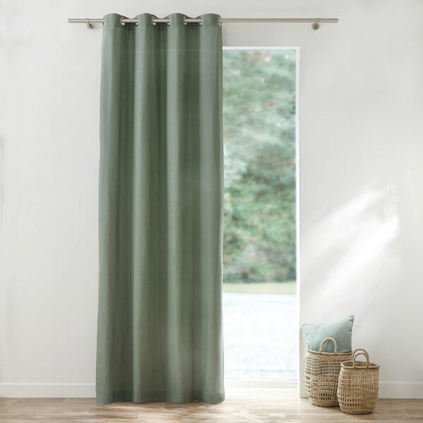 Jednobarevný zatemňovací závěs zn. Colombine®, zakončení očky eukalyptus 135x180 cm