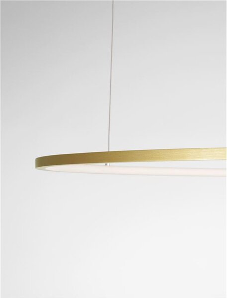 Nova Luce Závěsné LED svítidlo TARQUIN, 58W 3000K stmívatelné Barva: Černá