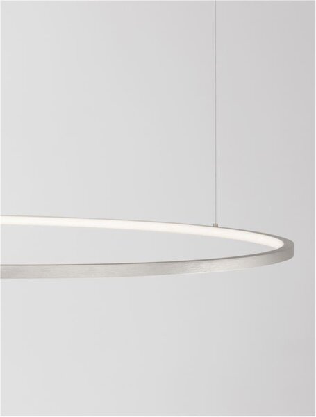Nova Luce Závěsné LED svítidlo TARQUIN, 58W 3000K stmívatelné Barva: Černá