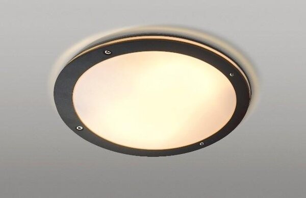AZZ AZ2187 LED Stropní a nástěnné přisazené svítidlo Azzardo Fano Round dark grey AZ2187 9W 750lm 3000K IP54 22cm kulaté tmavě šedé - AZZARDO