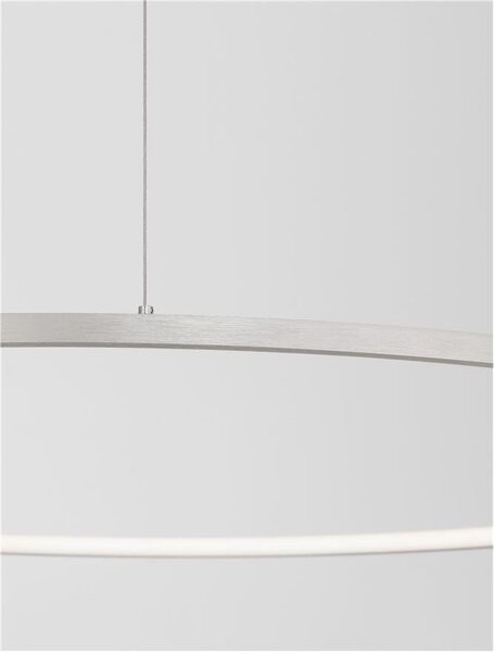 Nova Luce Závěsné LED svítidlo TARQUIN, 58W 3000K stmívatelné Barva: Černá