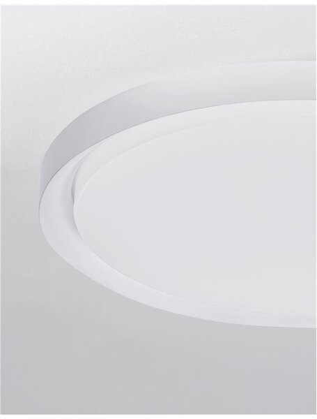 Nova Luce Stropní LED svítidlo TROY, 50W 3000K stmívatelné Barva: Černá