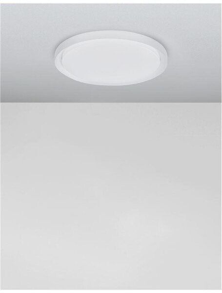 Nova Luce Stropní LED svítidlo TROY, 40W 3000K stmívatelné Barva: Černá