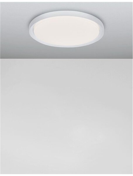 Nova Luce Stropní LED svítidlo TROY, 50W 3000K stmívatelné Barva: Černá
