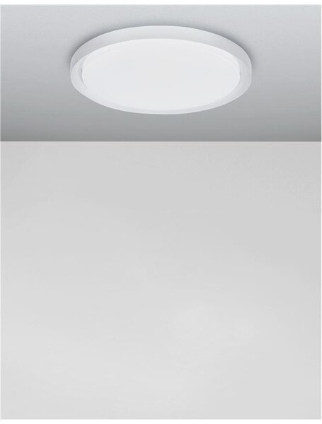 Nova Luce Stropní LED svítidlo TROY, 50W 3000K stmívatelné Barva: Černá