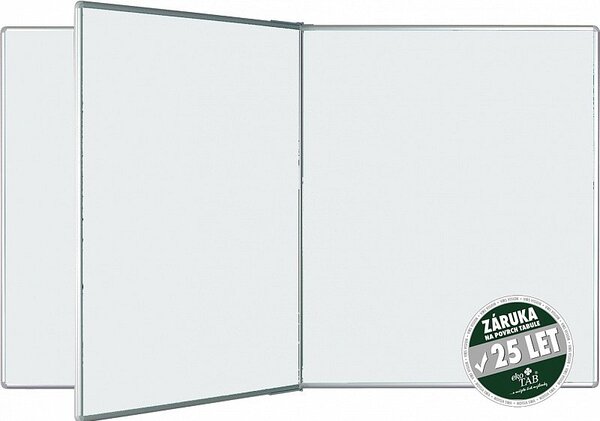 Magnetická tabule se středním křídlem PIVOT KB 200 x 120 cm - PIVOT KB 200/120
