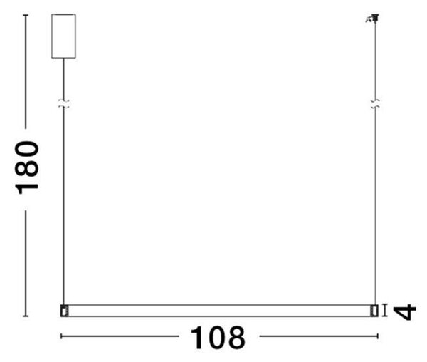 Nova Luce Závěsné LED svítidlo VEGAS, ø108cm, antický mosazný hliník, 35W 3000K