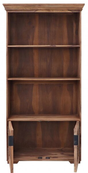 Knihovna 90x180x35 Mira z indického masivu palisandr