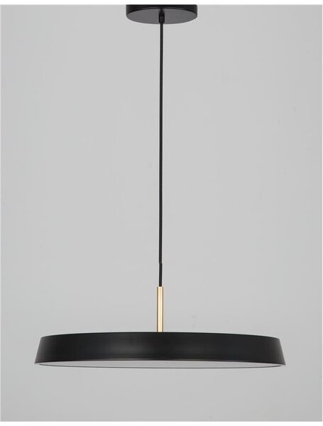 Nova Luce Závěsné LED svítidlo VETRO, 41W 3000K Barva: Zelená