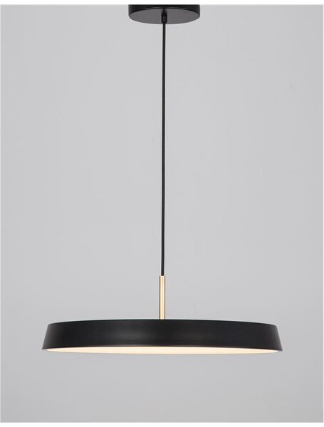Nova Luce Závěsné LED svítidlo VETRO, 41W 3000K Barva: Zelená
