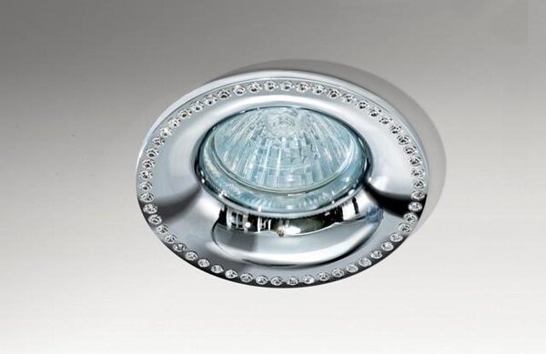 AZZ AZ2734 Stropní zápustné bodové svítidlo Azzardo Adamo Midst Diamond chrome AZ2734 GU10 1x50W IP20 9cm chromové - AZZARDO