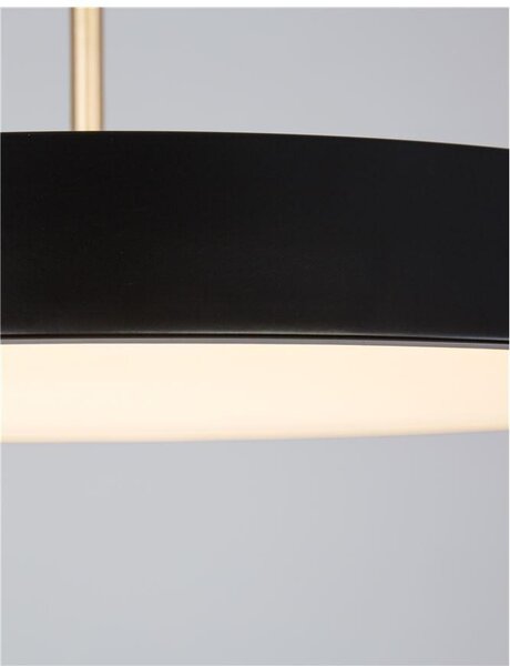 Nova Luce Závěsné LED svítidlo VETRO, 41W 3000K Barva: Zelená