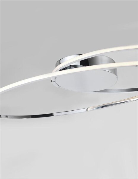 Nova Luce Stropní LED svítidlo VIAREGGIO, 28W 3000K Barva: Černá