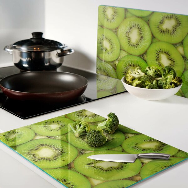Skleněné krájecí prkénko Plátky kiwi ddk-nr-wm-00007013
