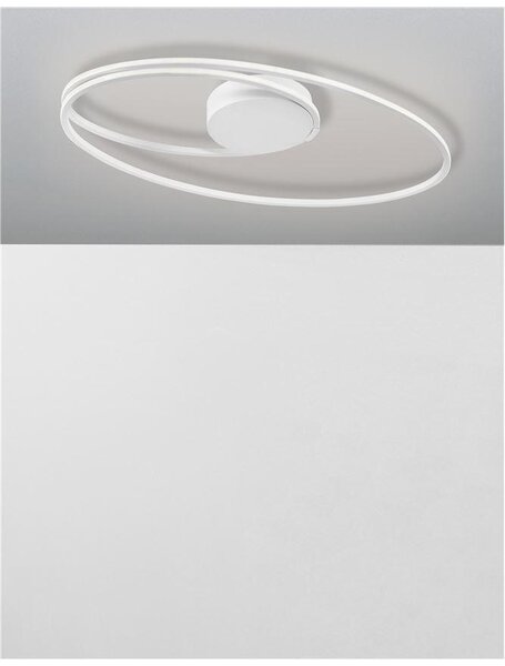 Nova Luce Stropní LED svítidlo VIAREGGIO, 28W 3000K Barva: Černá