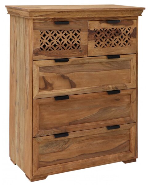 Komoda Mira 90x120x45 z indického masivu palisandr