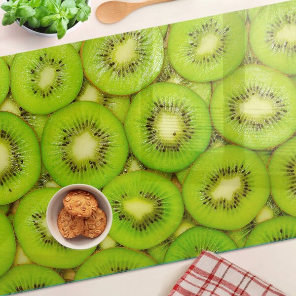 Skleněné krájecí prkénko Plátky kiwi ddk-nr-wm-00007013