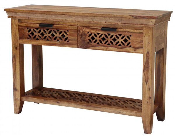 Konzolový stůl Mira 110x76x35 z indického masivu palisandr