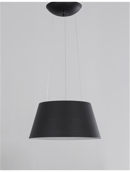 Nova Luce Závěsné LED svítidlo VOLCANO, 33W 3000K Barva: Černá