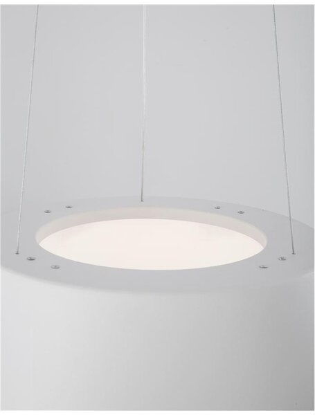 Nova Luce Závěsné LED svítidlo VOLCANO, 33W 3000K Barva: Černá