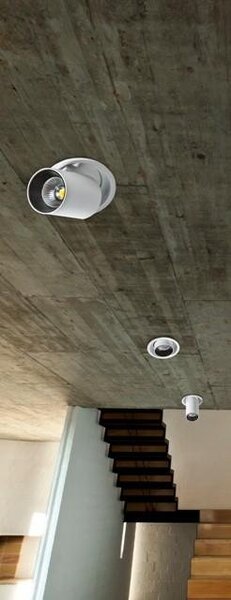 AZZ AZ2829 LED Stropní zápustné bodové svítidlo Azzardo Luna 15W Dimm black AZ2829 15W 1270lm 3000K IP20 stmívatelné černé - AZZARDO
