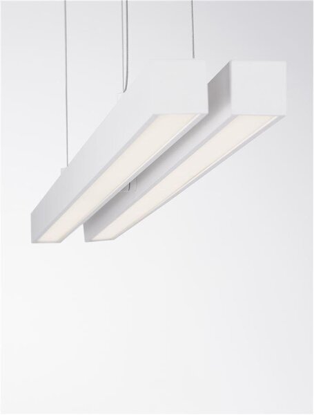 Nova Luce Závěsné LED svítidlo X-LINE, 40W 3000K stmívatelné Barva: Černá
