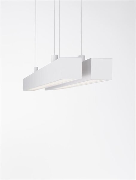 Nova Luce Závěsné LED svítidlo X-LINE, 40W 3000K stmívatelné Barva: Černá