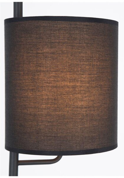 Nova Luce Stojací lampa YAMA, vypínač na těle E27 1x12W Barva: Černá