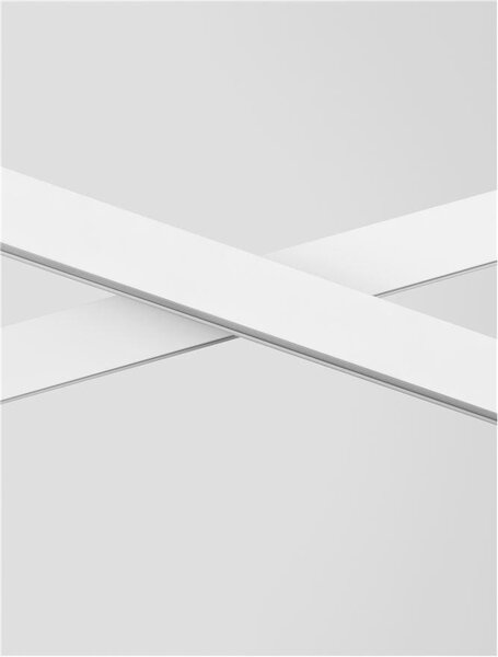 Nova Luce Závěsné LED svítidlo X-LINE, 40W 3000K stmívatelné Barva: Černá