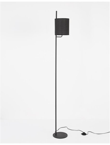 Nova Luce Stojací lampa YAMA, vypínač na těle E27 1x12W Barva: Černá