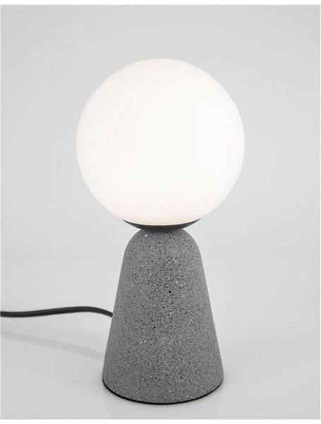 Nova Luce Stolní lampa ZERO, G9 1x5W Barva: Šedá