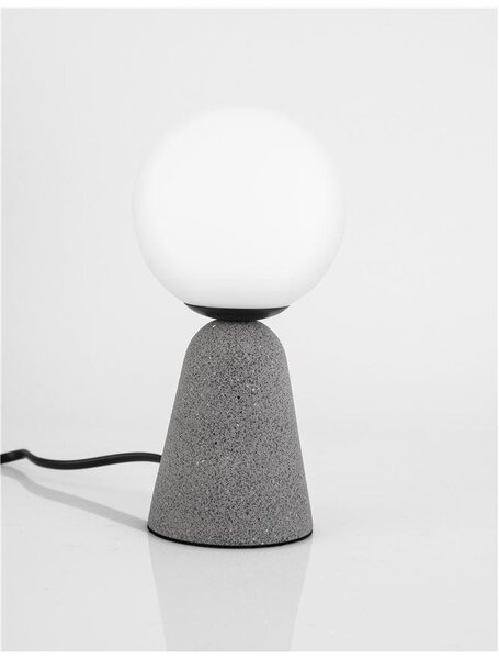 Nova Luce Stolní lampa ZERO, G9 1x5W Barva: Šedá
