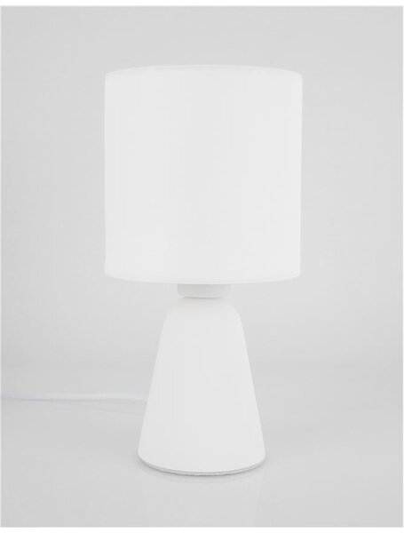 Nova Luce Stolní lampa ZERO, E14 1x5W Barva: Bílá