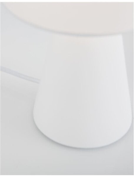 Nova Luce Stolní lampa ZERO, E14 1x5W Barva: Bílá