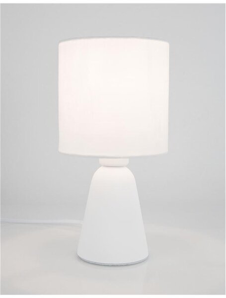 Nova Luce Stolní lampa ZERO, E14 1x5W Barva: Bílá
