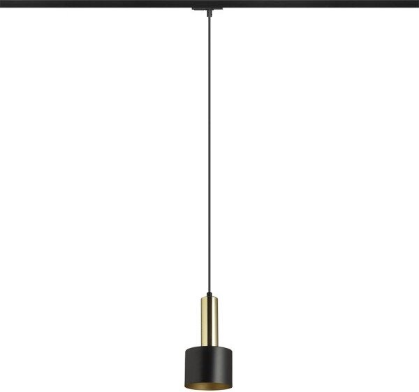 GIULIA 12 pro jednookr. lištu černá/zlatohnědá mosaz 230V E27 40W - RED - DESIGN RENDL