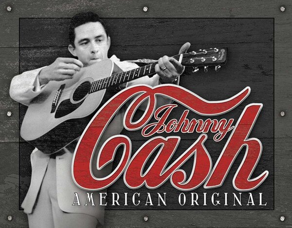 Plechová cedule Johnny Cash - American Original 32cm x 40cm