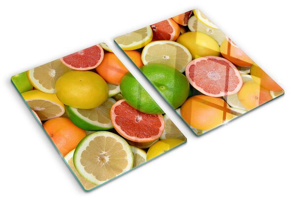 Skleněná krájecí deska Citrusové plody v barvách ddk-nr-wm-00007024
