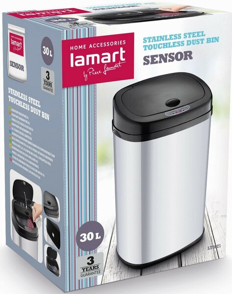 Odpadkový koš Lamart LT 8021 30 l bezdotykový, 30 l