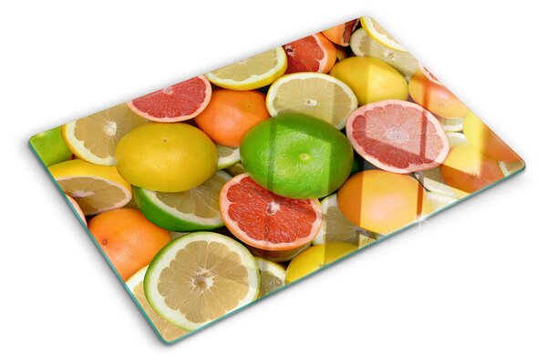 Skleněná krájecí deska Citrusové plody v barvách ddk-nr-wm-00007024