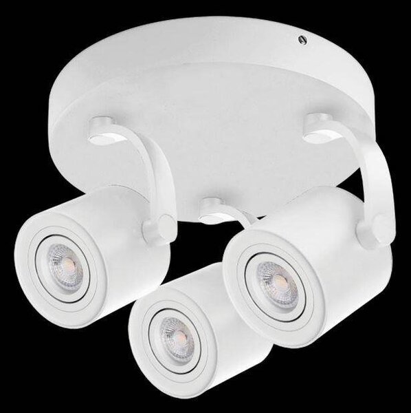 AZZ AZ3504 Bross Arm 3 Round (white) - AZZARDO