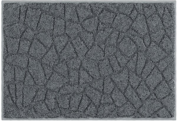 LineaDue TERAZZO - Koupelnová předložka antracitová Rozměr: 60x90 cm