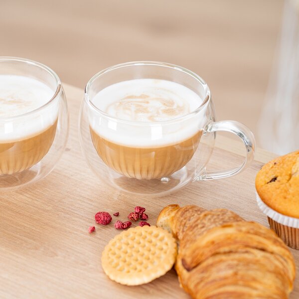 4Home Termo sklenice na cappuccino Hot&Cool 270 ml, 2 ks