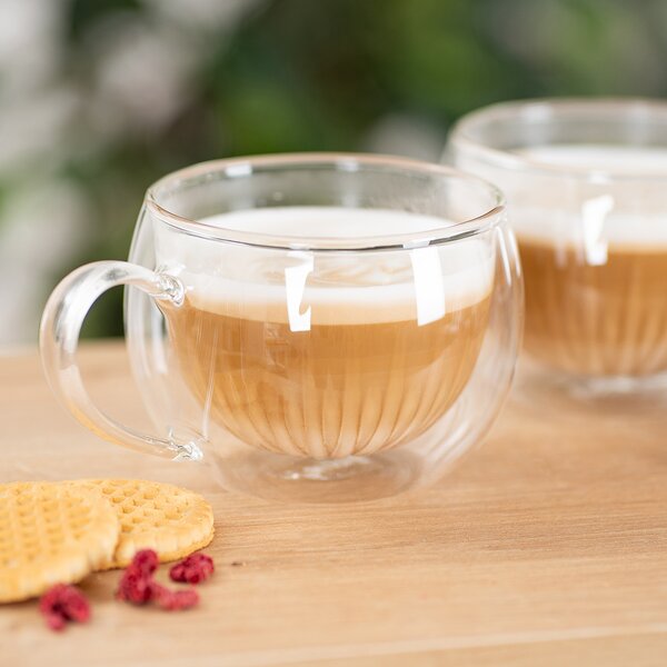 4Home Termo sklenice na cappuccino Hot&Cool 270 ml, 2 ks