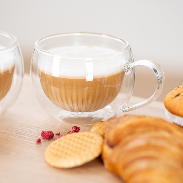 4Home Termo sklenice na cappuccino Hot&Cool 270 ml, 2 ks