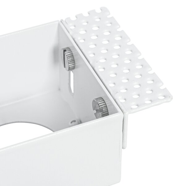 Sada 6 vestavných bodových svítidel bílých GU10 50 mm bez rámečku - Oneon